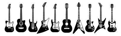Types of electric guitar body shapes